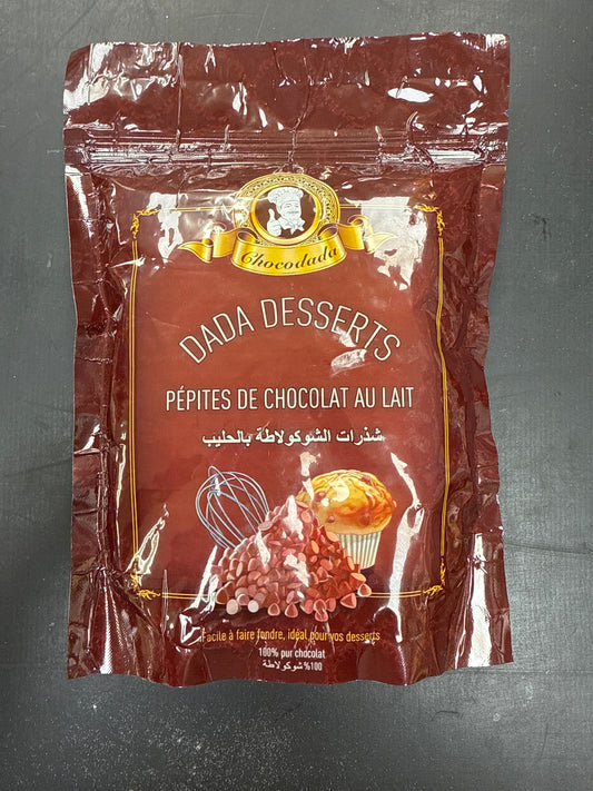 Dada dessert pépites de chocolate au lait