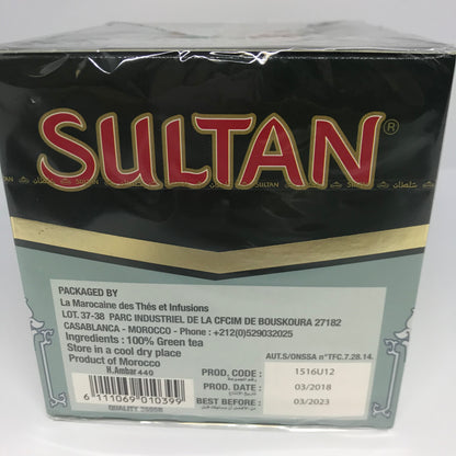 Sultan Grain Ambar Pearl Green Tea 440 Gram (15.5 oz) Product of Morocco