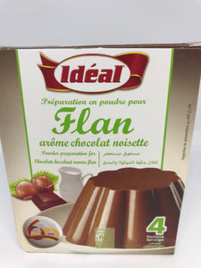 Flan Arome Chocolat Noisette Chocolate Hazelnut Flavor) 65 Gram (2.29 oz)