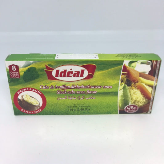 Ideal Smen Flavor Cube De Bouillon Deshydrate Saveur Poulet Stock Cube 76 Gram (2.68 oz)