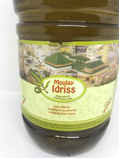 Moulay Idriss 100% Virgin Olive Oil ( Lege Olifolfolie) 2 Liter  (68 oz)