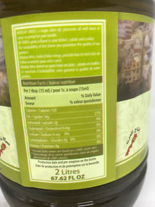 Moulay Idriss 100% Virgin Olive Oil ( Lege Olifolfolie) 2 Liter  (68 oz)