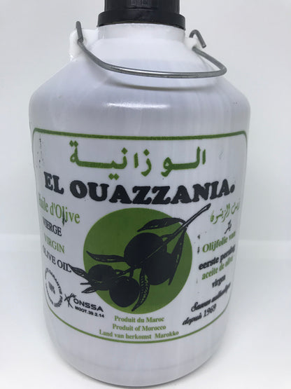 El Ouazzani 2 Liter 100% Virgin Moroccan Olive Oil (68 oz)