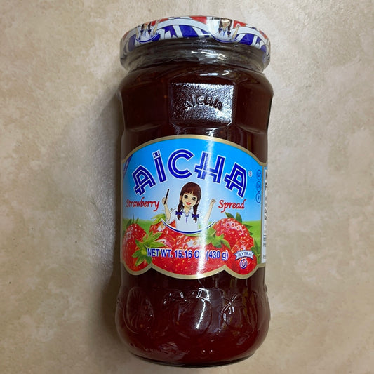 Aicha Strawberry Jam 15.6 oz ( 430 Gram)