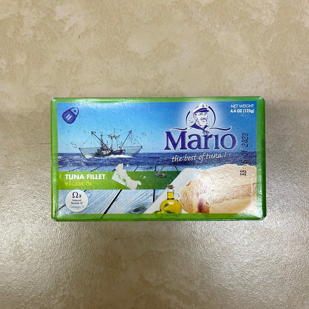 Mario tuna fillet 4.4 oz in olive oil