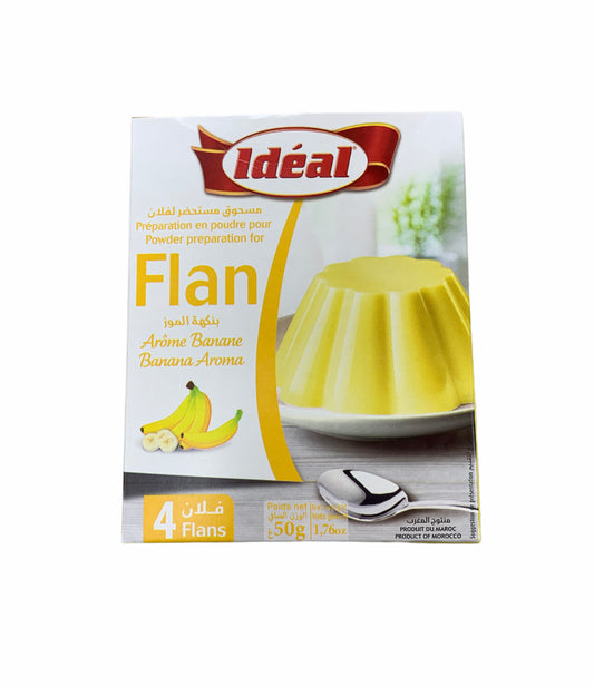 Ideal flan banana